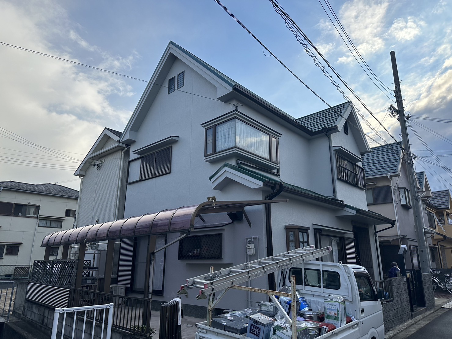 岸和田市　屋根・外壁塗装工事